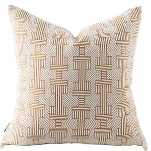 2 - Croker Horse Birch Stripe Pattern Embroidery Throw Pillow Covers 18x18